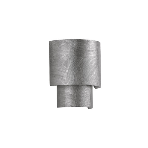 Moray Two Light Wall Sconce in Black Silver Leaf (70|8509-BSL)