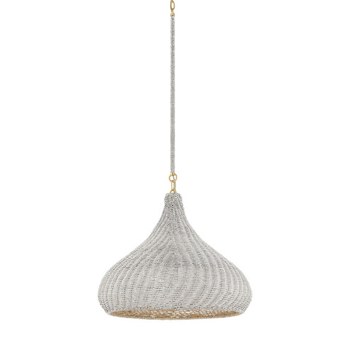 Hampstead One Light Pendant in Aged Brass (70|4820-AGB)