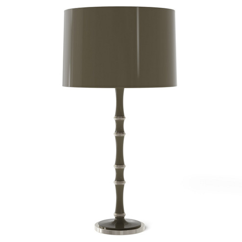 Kane One Light Table Lamp in Smokey Taupe w/Polished Nickel (165|ST72X)