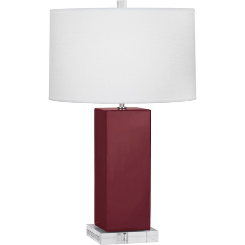 Harvey One Light Table Lamp in Sugar Plum Glazed Ceramic (165|SM995)