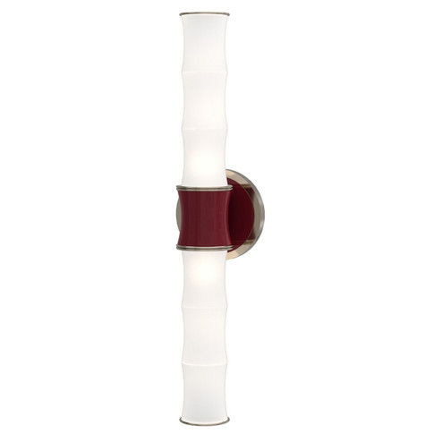 Kane Two Light Wall Sconce in Sugar Plum w/Polished Nickel (165|SM84)