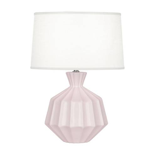 Small Orion One Light Accent Lamp in Rose Water Glazed Ceramic (165|RW989)