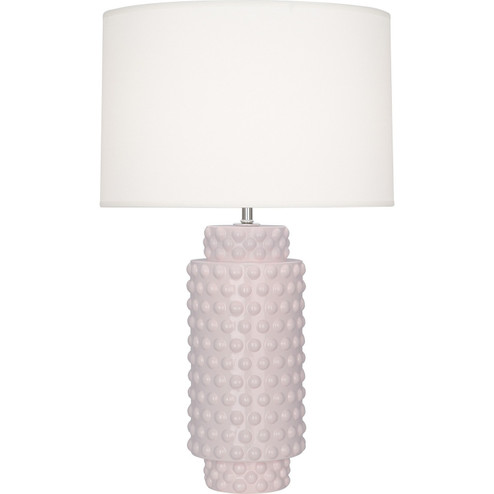 Dolly One Light Table Lamp in Rose Water Glazed Textured Ceramic (165|RW800)