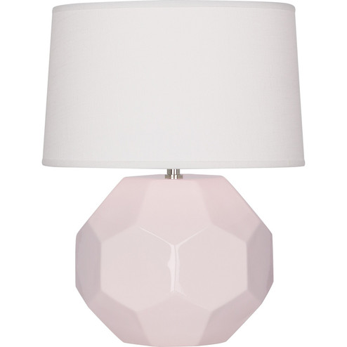 Franklin One Light Table Lamp in Rose Water Glazed Ceramic (165|RW01)