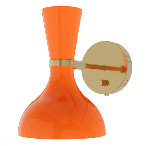 Clare One Light Wall Sconce in Modern Brass w/Pumpkin Painted (165|PM05PM)