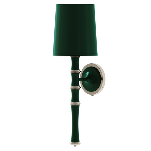 Kane One Light Wall Sconce in Jungle w/Polished Nickel (165|JU88X)