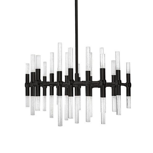 Turin LED Chandelier in Black Plating (347|CH9628-BL)