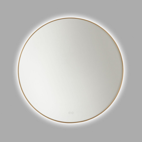 Cadre Mirror in Satin Brass (1|MREL1431SB)
