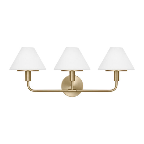 Mendota Wall Sconce in Satin Brass (1|GLW1033SB)