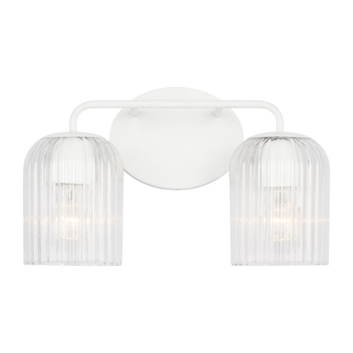 Eisele Two Light Vanity in Matte White (1|GLV1132MWT)