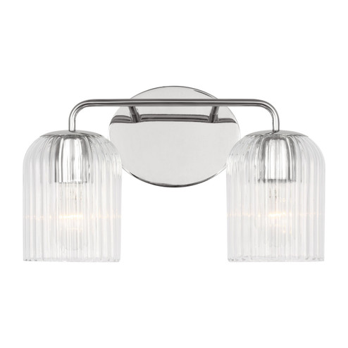 Eisele Two Light Vanity in Chrome (1|GLV1132CH)