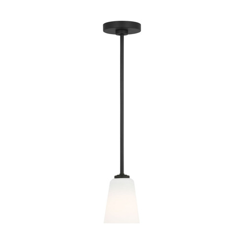 Miles One Light Mini-Pendant in Midnight Black (1|GLP1031MBK)