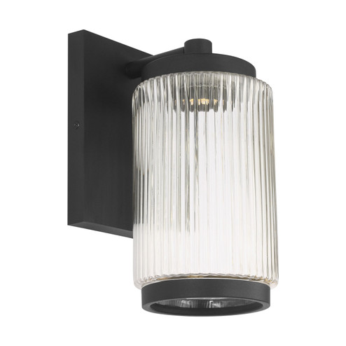 Ronde One Light Outdoor Wall Lantern in Textured Black (1|GLO1061DL-TXB)