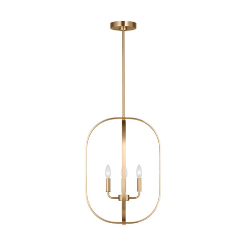 Loretto Four Light Chandelier in Satin Brass (1|GLC1304SB)