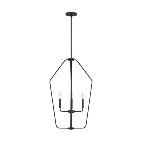 Kennan Four Light Chandelier in Midnight Black (1|GLC1274MBK)