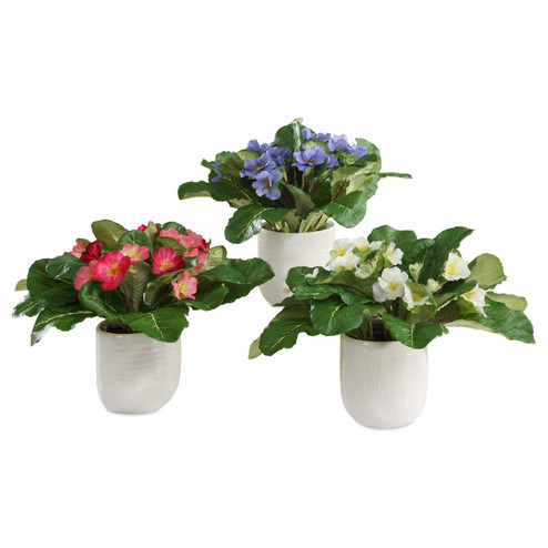 Trilogy Primrose Accents In Vases Set/3 in White (52|60247)