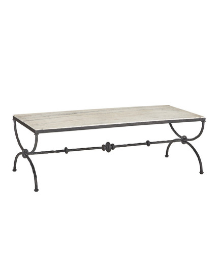 Agora Cocktail Table in Natural/Rustic Bronze (142|4000-0244)