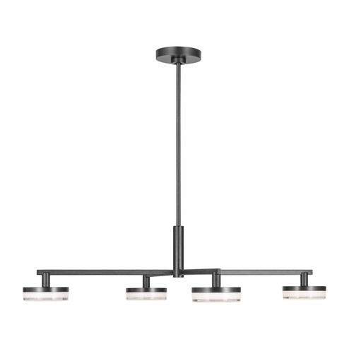 Khan LED Chandelier in Aged Iron (454|SLC1074AI)