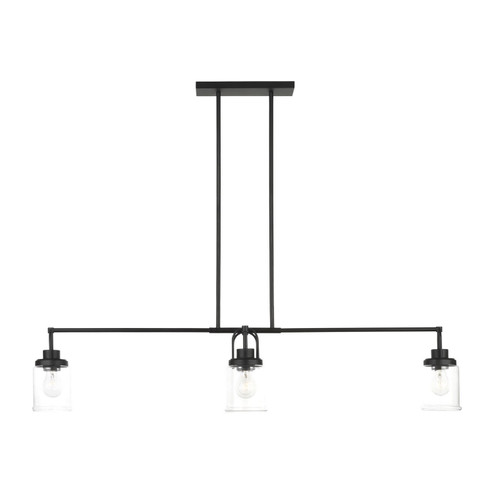 Anders Four Light Chandelier in Midnight Black (454|GLC1184MBK)
