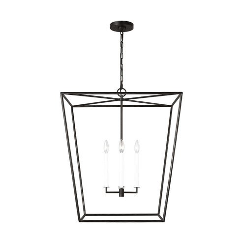 Viota Four Light Lantern in Aged Iron (454|EC1364AI)