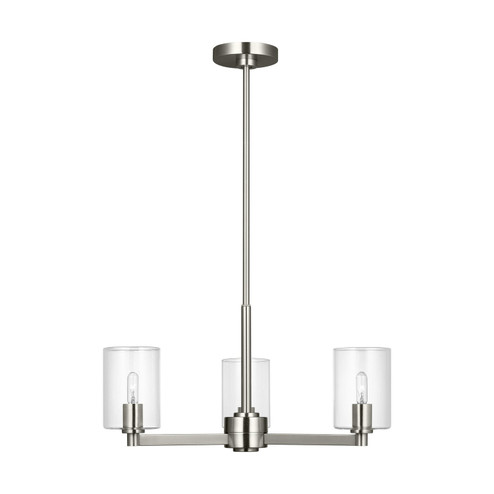 Fullton Three Light Chandelier in Brushed Nickel (454|3164203C-962)