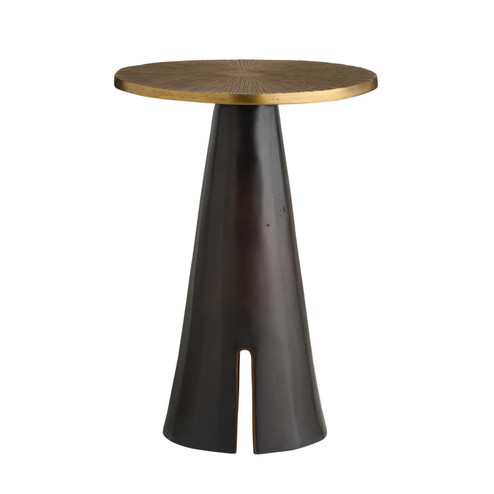 Katara Accent Table in Antique Brass (314|FAI23)