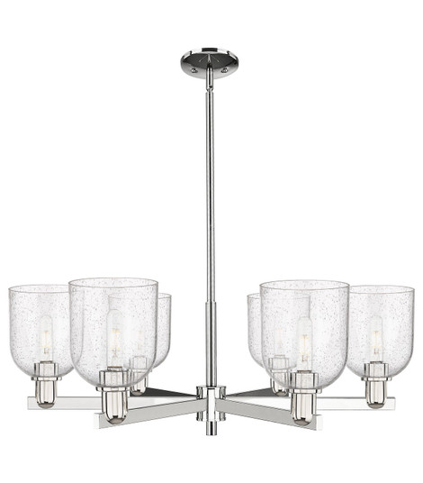 Arcadia Six Light Chandelier in Polished Nickel (405|716-6CR-PN-G558-6SDY)