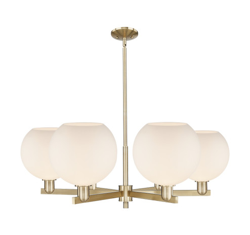 Arcadia Six Light Chandelier in Champagne Bronze (405|716-6CR-CB-G121-10)