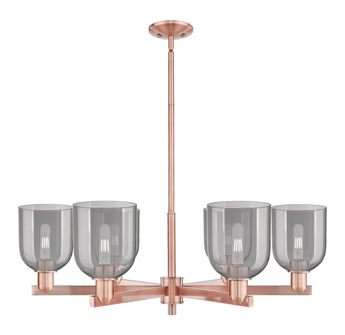 Arcadia Six Light Chandelier in Antique Copper (405|716-6CR-AC-G558-6SM)