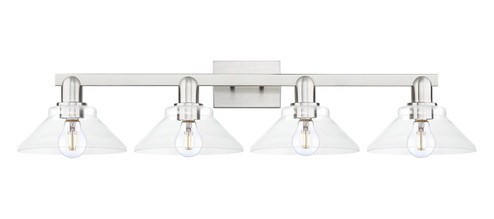 Arcadia Four Light Bath Vanity in Brushed Satin Nickel (405|716-4W-SN-G132)