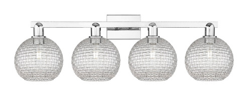 Arcadia Four Light Bath Vanity in Polished Chrome (405|716-4W-PC-G122C-8CL)