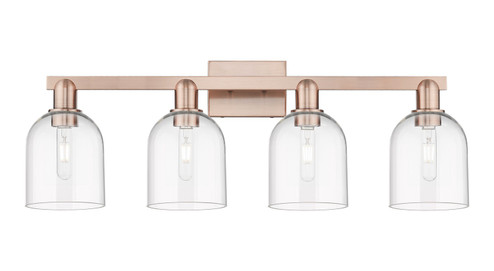 Arcadia Four Light Bath Vanity in Antique Copper (405|716-4W-AC-G558-6CL)
