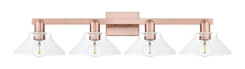 Arcadia Four Light Bath Vanity in Antique Copper (405|716-4W-AC-G132)