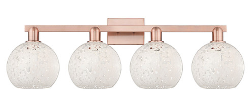 Arcadia Four Light Bath Vanity in Antique Copper (405|716-4W-AC-G1216-8WM)