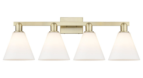 Arcadia Four Light Bath Vanity in Antique Brass (405|716-4W-AB-GBC-81)