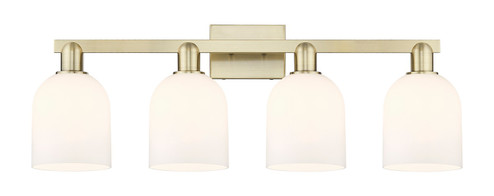 Arcadia Four Light Bath Vanity in Antique Brass (405|716-4W-AB-G558-6GWH)