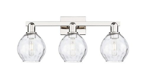 Arcadia Three Light Bath Vanity in Polished Nickel (405|716-3W-PN-G362)