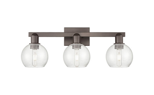 Arcadia Three Light Bath Vanity in Oil Rubbed Bronze (405|716-3W-OB-G124-6)