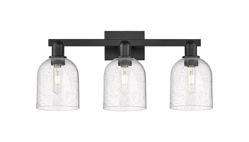 Arcadia Three Light Bath Vanity in Matte Black (405|716-3W-BK-G558-6SDY)