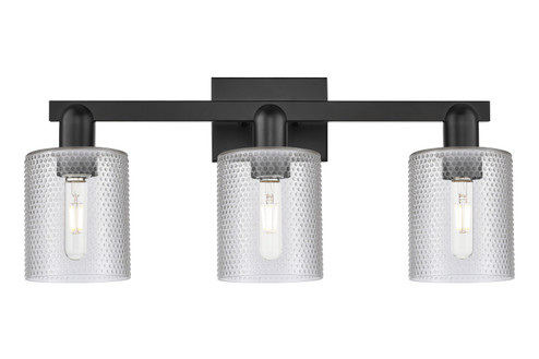 Arcadia Three Light Bath Vanity in Matte Black (405|716-3W-BK-G112)
