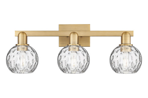 Arcadia Three Light Bath Vanity in Brushed Brass (405|716-3W-BB-G1215-6)