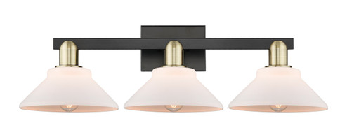 Arcadia Three Light Bath Vanity in Black Antique Brass (405|716-3W-BAB-G131)