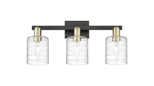 Arcadia Three Light Bath Vanity in Black Antique Brass (405|716-3W-BAB-G1113)