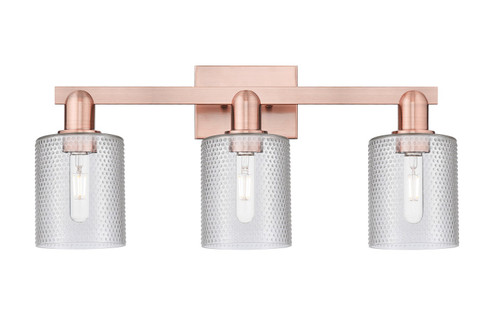 Arcadia Three Light Bath Vanity in Antique Copper (405|716-3W-AC-G112)