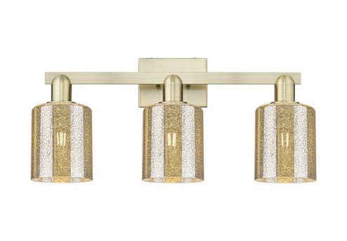 Arcadia Three Light Bath Vanity in Antique Brass (405|716-3W-AB-G116)