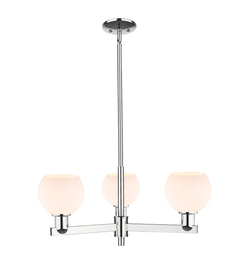 Arcadia Three Light Pendant in Polished Chrome (405|716-3CR-PC-G121-6)