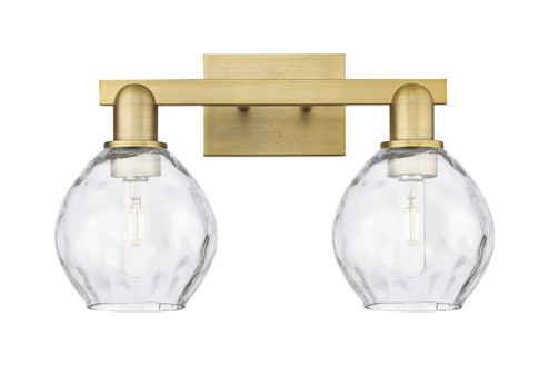Arcadia Two Light Bath Vanity in Brushed Brass (405|716-2W-BB-G362)