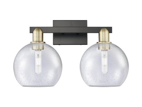 Arcadia Two Light Bath Vanity in Black Antique Brass (405|716-2W-BAB-G124-8)