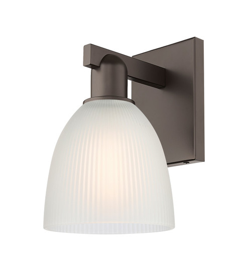 Arcadia One Light Wall Sconce in Oil Rubbed Bronze (405|716-1W-OB-G381)