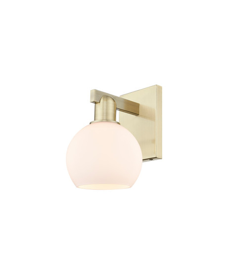 Arcadia One Light Wall Sconce in Antique Brass (405|716-1W-AB-G121-6)